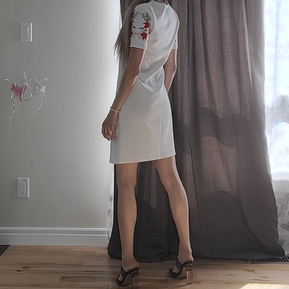 Boohoo white mini shirt dress - Picture 5 of 12